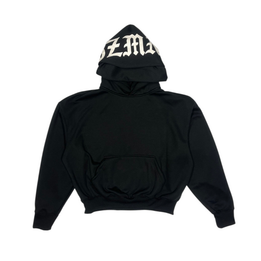 OZMNL Ying Yang Double Hoodie Black