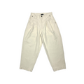OZMNL Pleated Worker Pants Oat