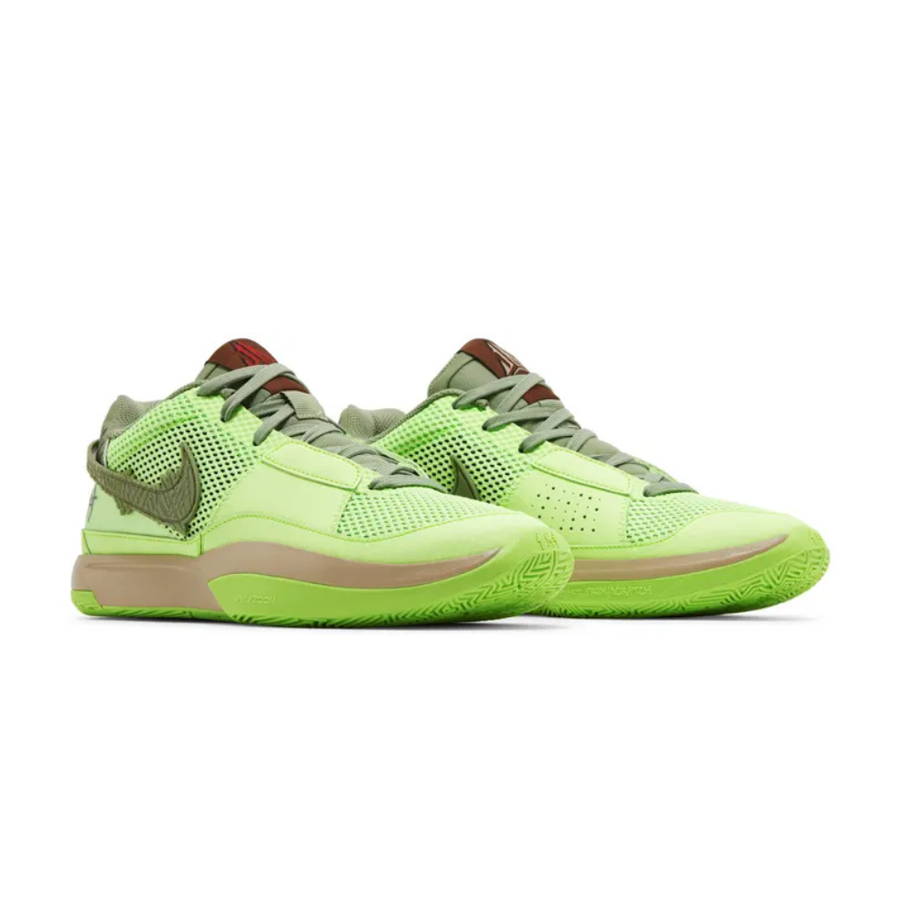 Nike Ja 1 Halloween Zombie Lime Blast Oil Green Black Hemp Cacao Wow