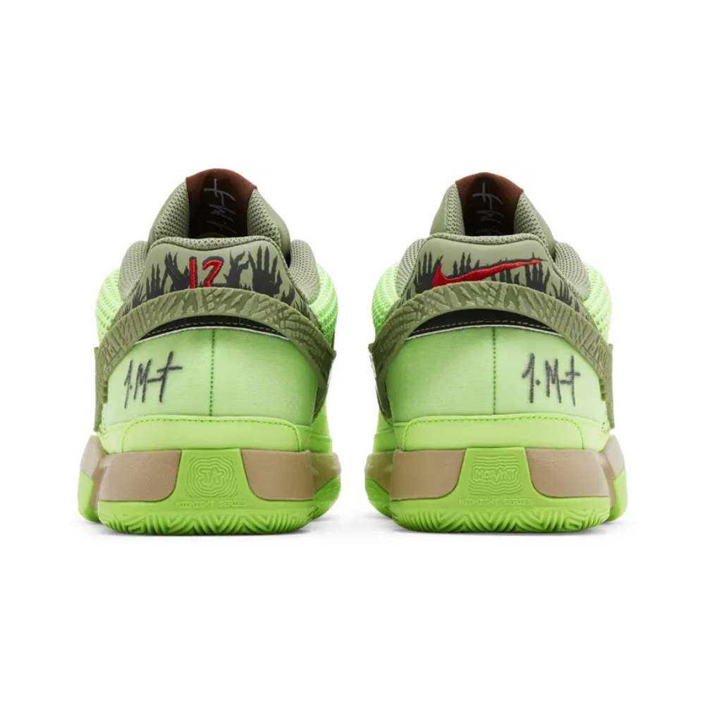 Nike Ja 1 Halloween Zombie Lime Blast Oil Green Black Hemp Cacao Wow