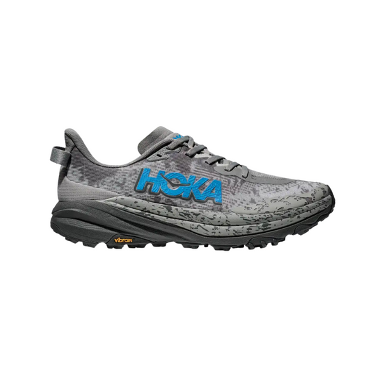 Men's Hoka Speedgoat 6 D Width Galactic Grey Hoka Blue