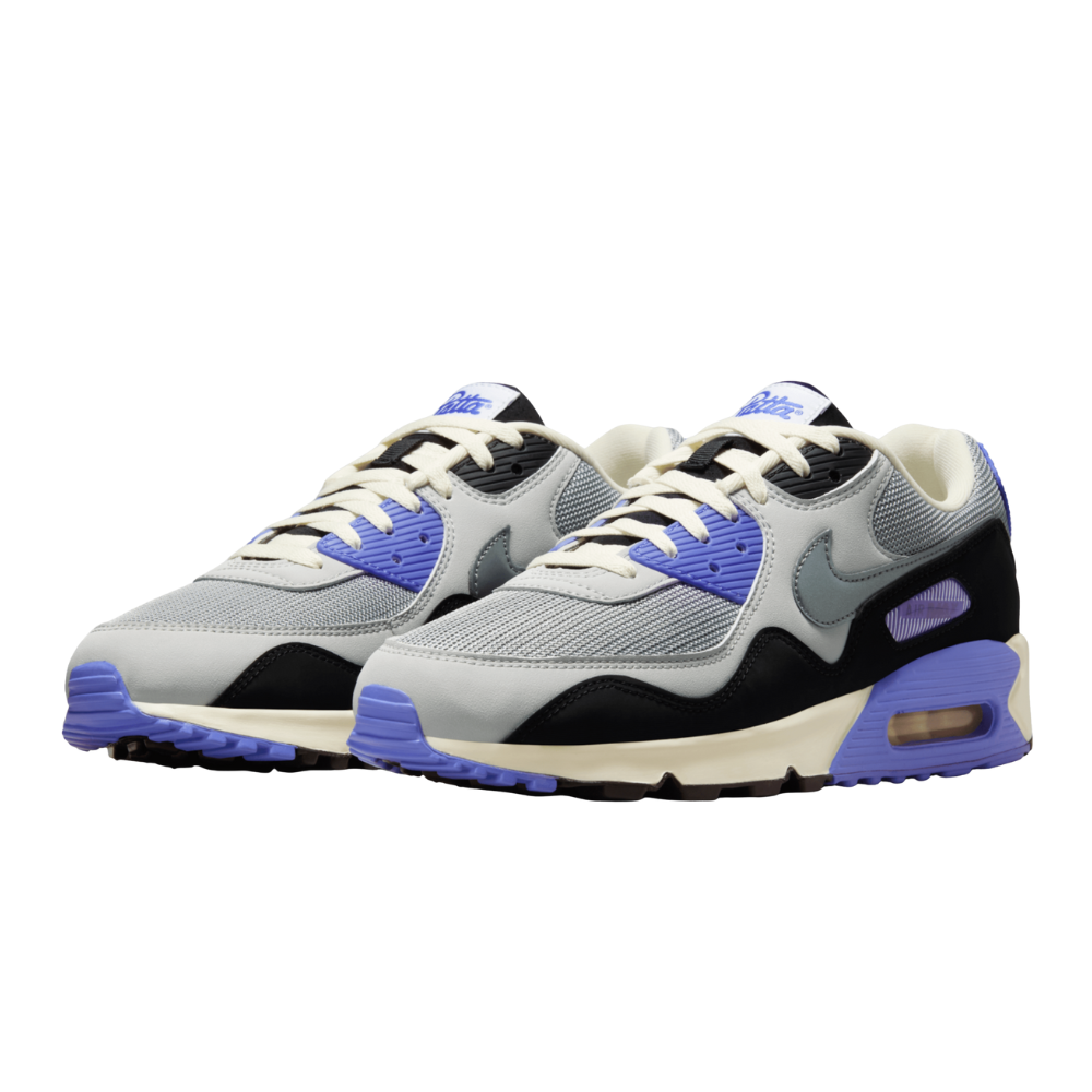 Nike Air Max 90 SP Patta Waves Sapphire Particle Grey Neutral Grey Black Coconut Milk White