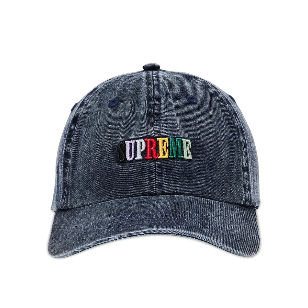 Supreme Pigment Dye 6-Panel SS25 Navy