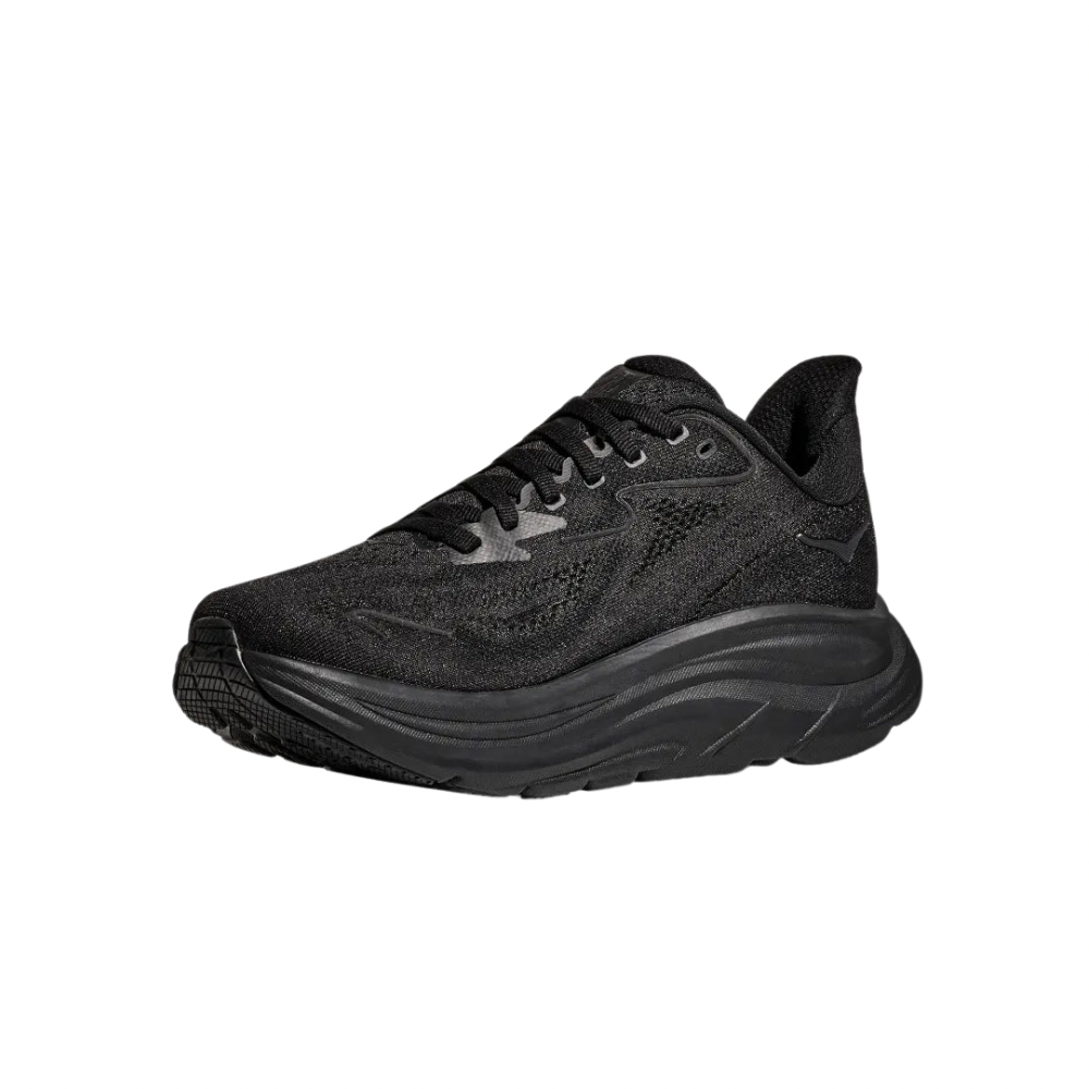 Women's Hoka Clifton 10 D Width Black Black