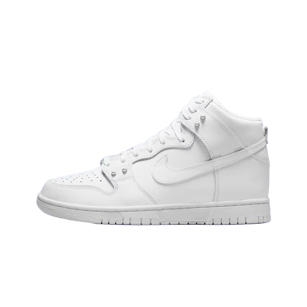 Women's Nike Dunk High SE White Metallic Pearl