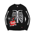 Supreme Hanes Bones Thermal Crew (1 Pack) Black