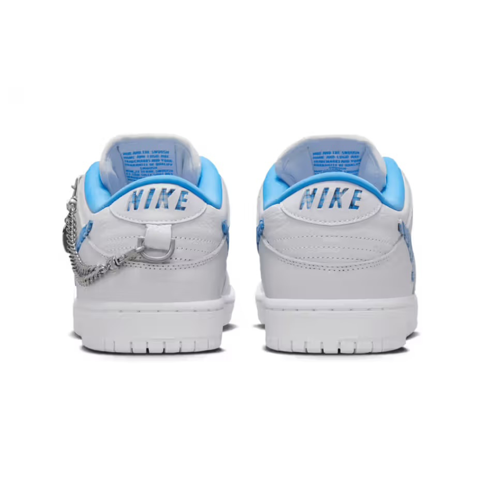 Nike SB Dunk Low Pro Nicole Hause White University Blue Midnight Navy Pure Platinum