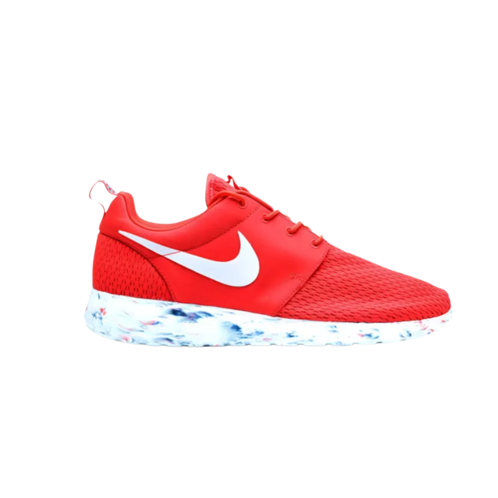 Nike Roshe Run Marble Pack Red Challenge Red White Laser Crimson Mid