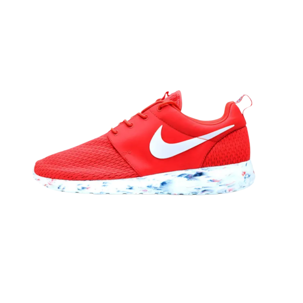 Nike Roshe Run Marble Pack Red Challenge Red White Laser Crimson Mid