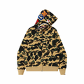 A Bathing Ape 1st Camo Shark Full Zip Hoodie Yellow