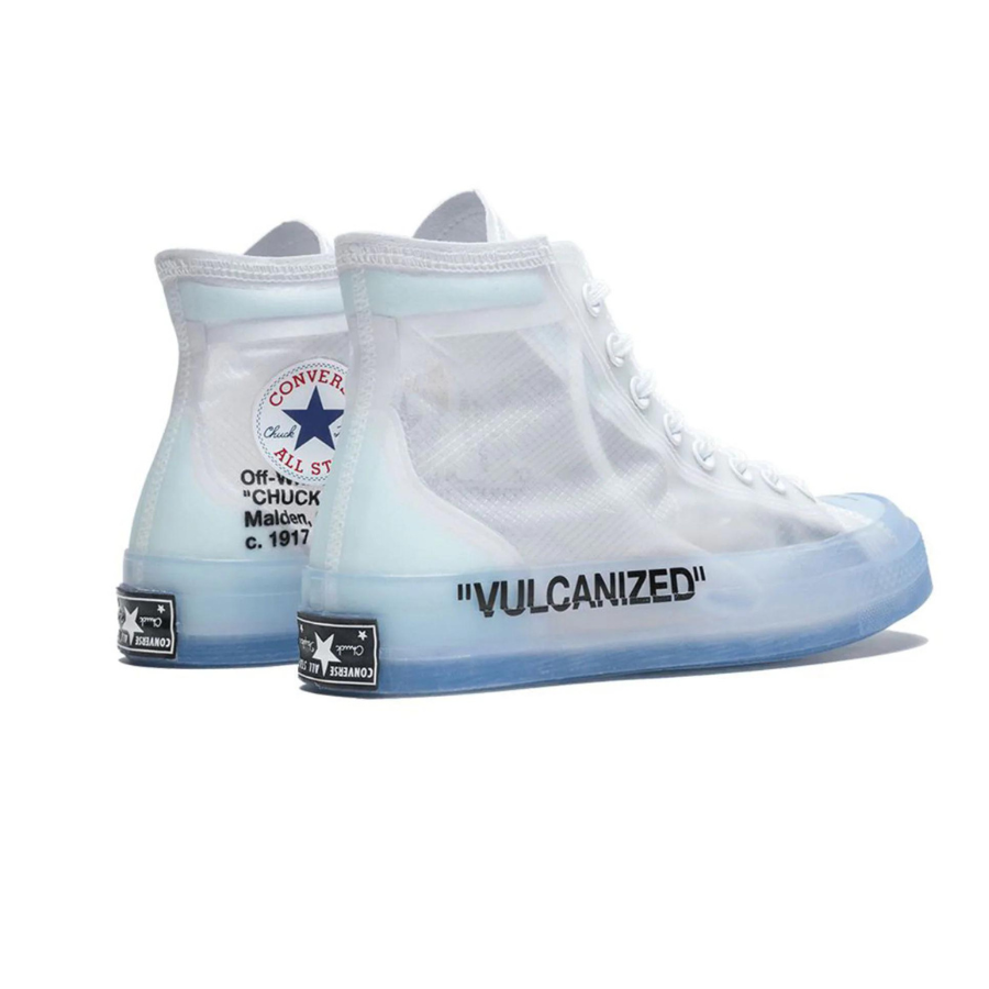 Converse Chuck Taylor All Star Vulcanized Hi Off-White White Cone Ice Blue