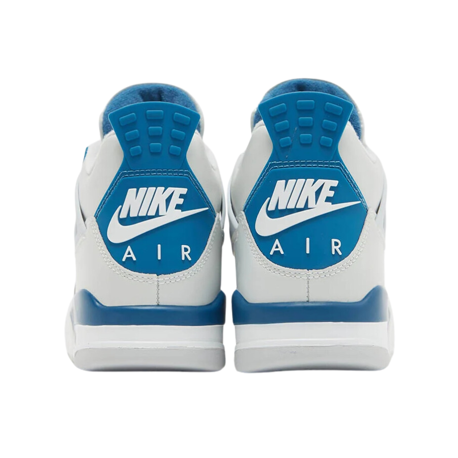 Air Jordan 4 Military Blue Off White Neutral Grey