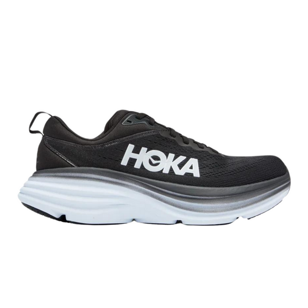 Men's Hoka Bondi 8 Black White