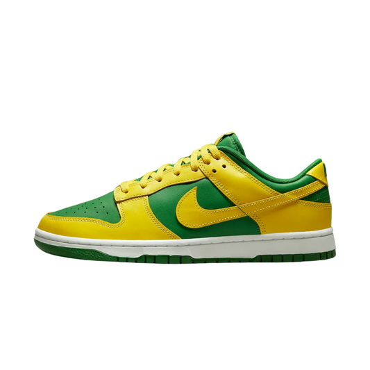 Nike Dunk Low Retro Reverse Brazil Apple Green Yellow Strike White