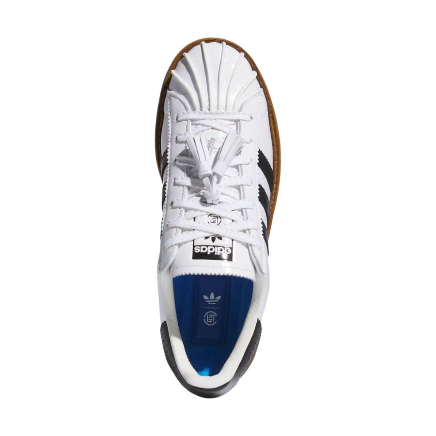 Adidas Superstar CLOT by Edison Chen White Crystal Sand Cloud White Core Black