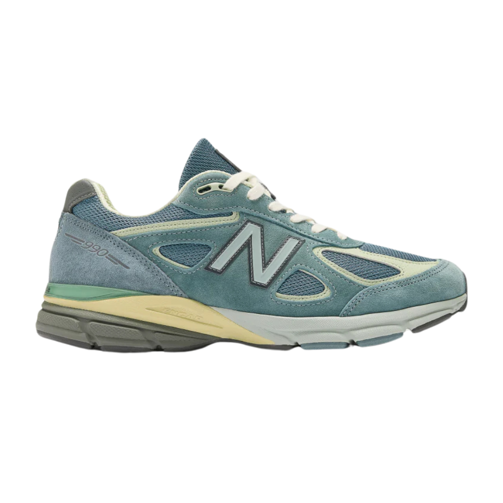 New Balance 990v4 MiUSA Auralee Blue White Cream