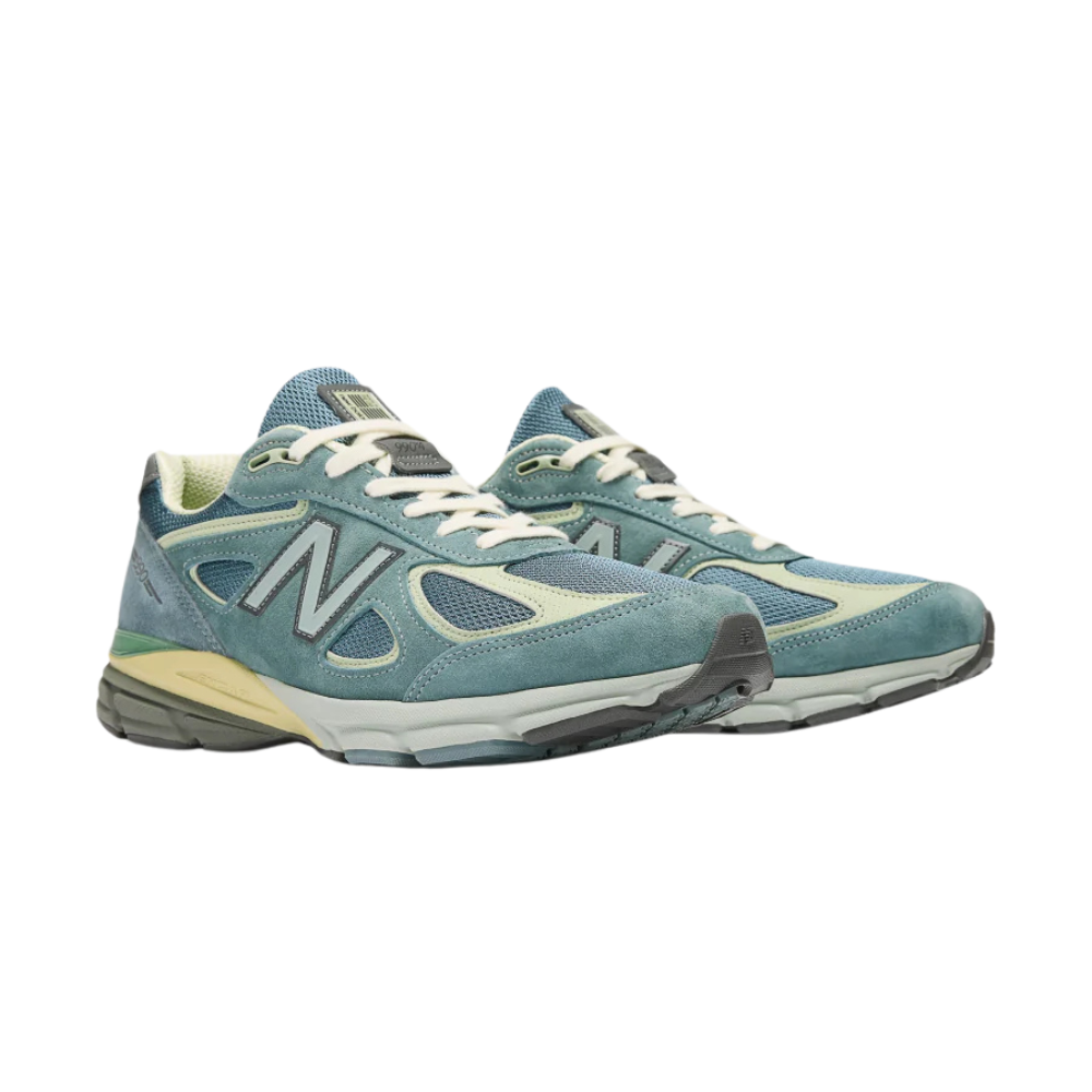 New Balance 990v4 MiUSA Auralee Blue White Cream