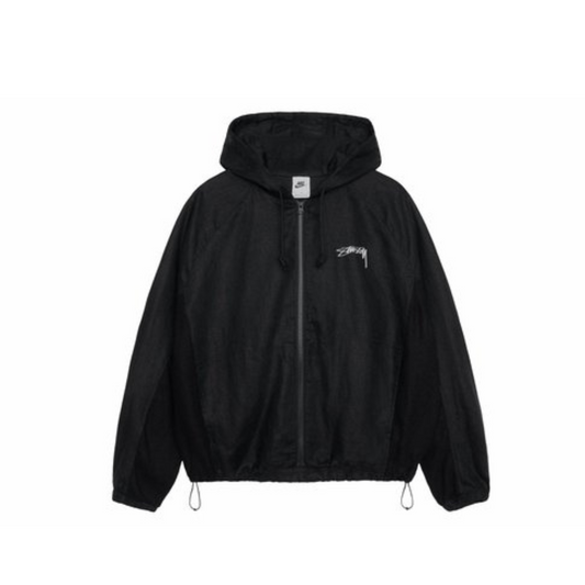 Stussy x Nike Linen Shell Jacket Black