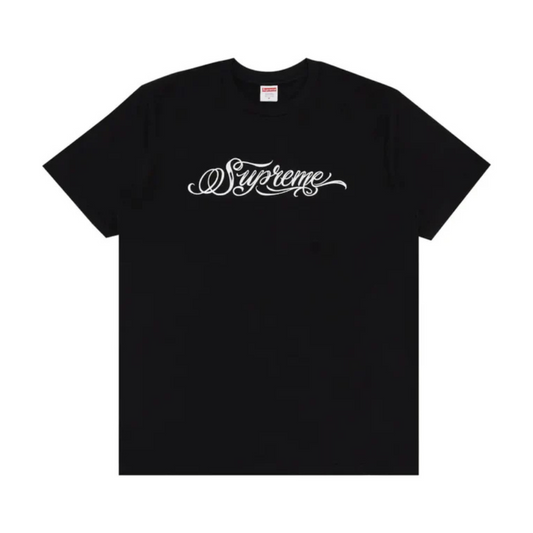 Supreme Script Tee Black