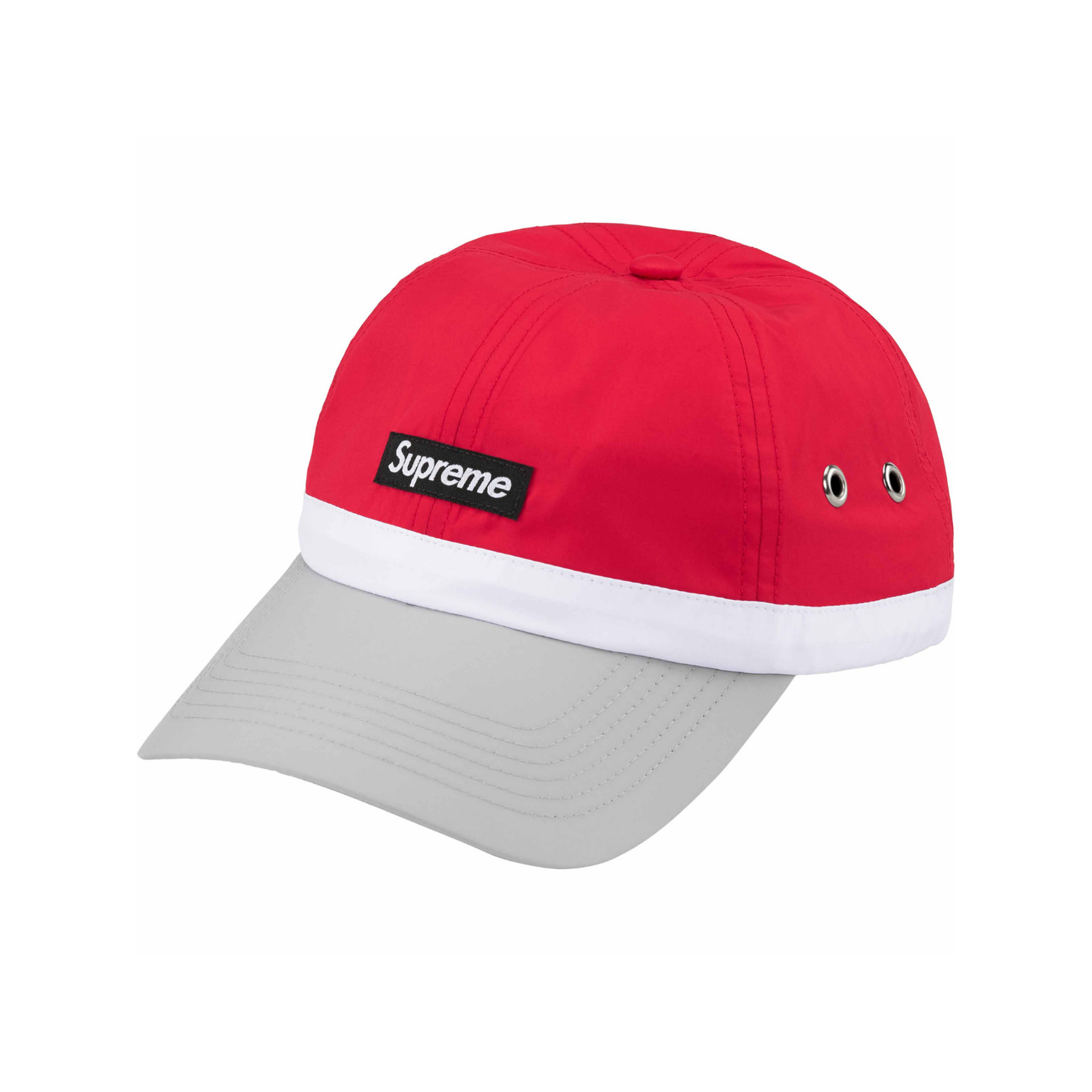 Supreme Crown Band Nylon 6-Panel Red