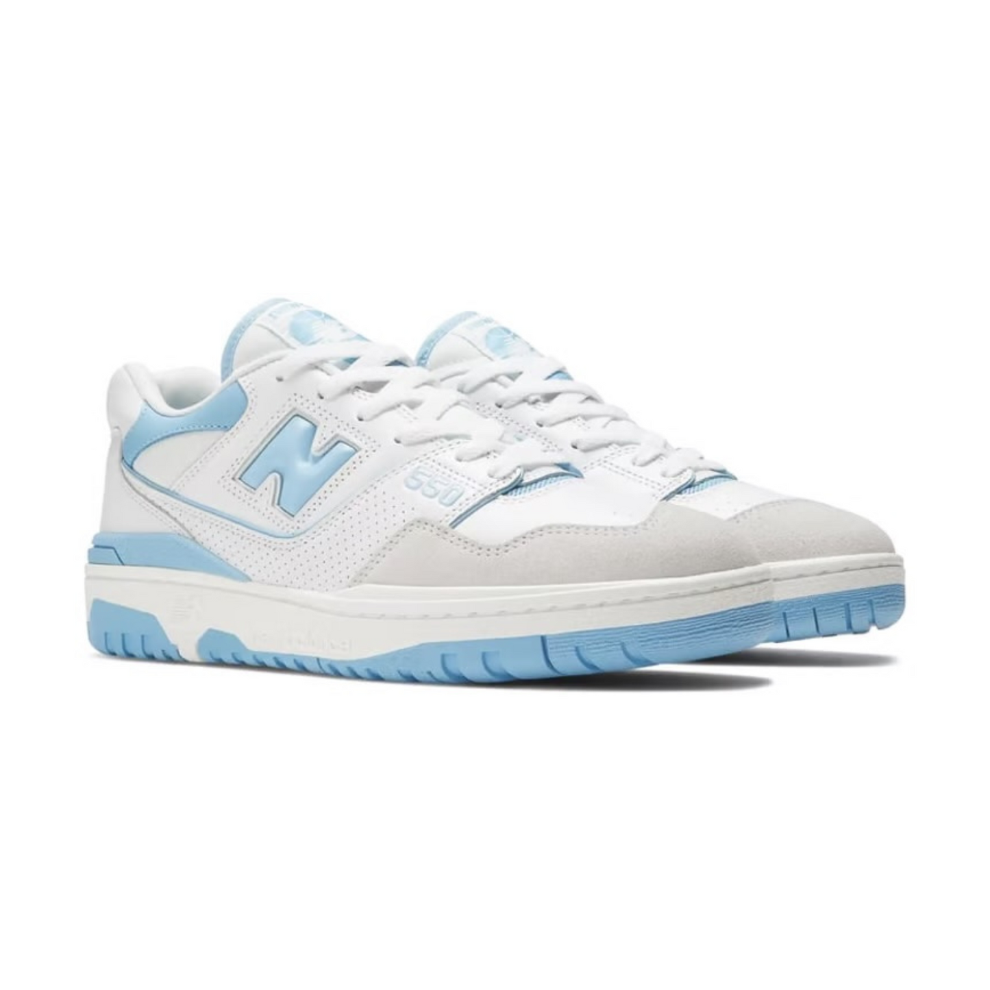 New Balance 550 White Blue Haze Rain Cloud