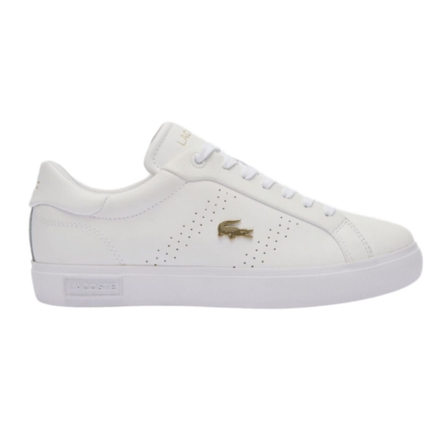 Women's Lacoste Powercourt 2.0 124 1 SFA White Gold