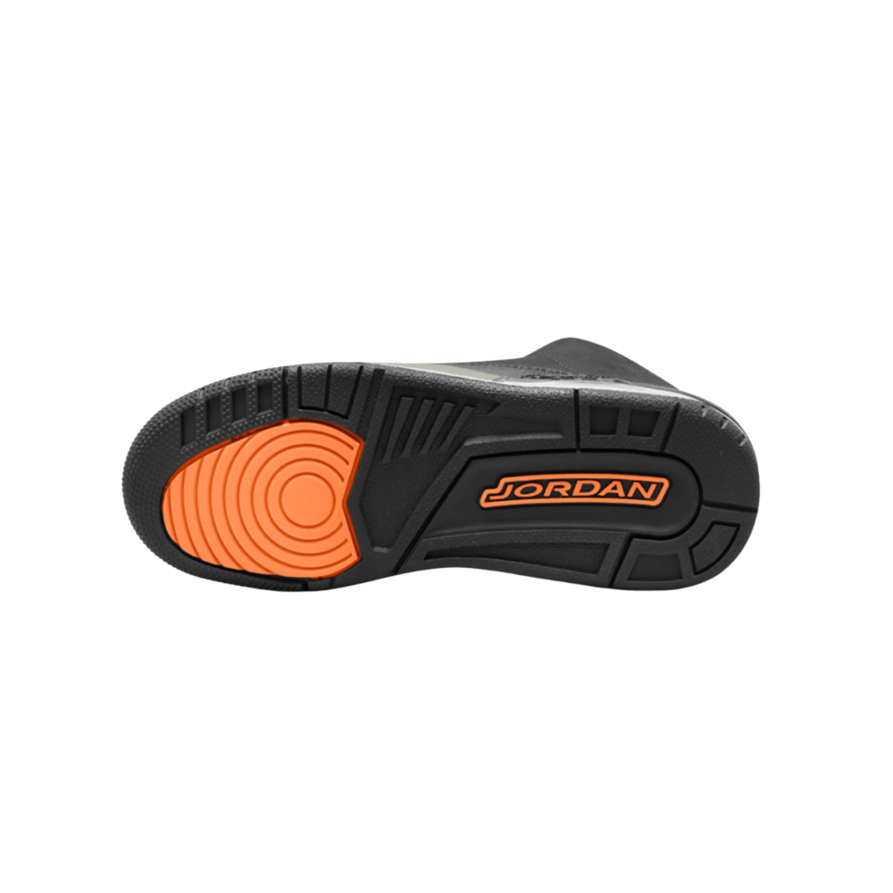 Air Jordan 3 Retro (GS) Fear Pack Night Stadium Total Orange Black Flat Pewter Neutral Grey (2023)