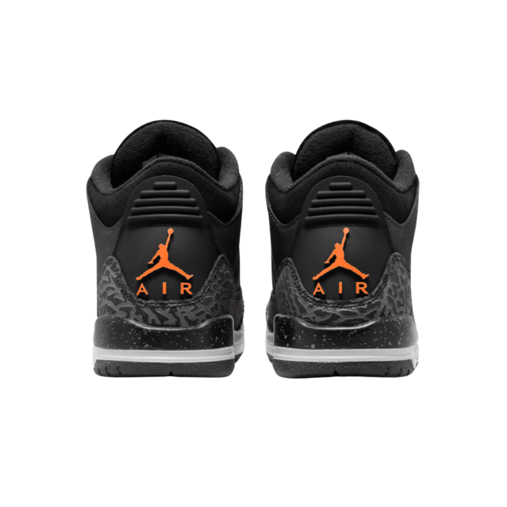 Air Jordan 3 Retro (GS) Fear Pack Night Stadium Total Orange Black Flat Pewter Neutral Grey (2023)