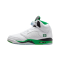Women's Air Jordan 5 Retro Lucky Green Black Ice Blue