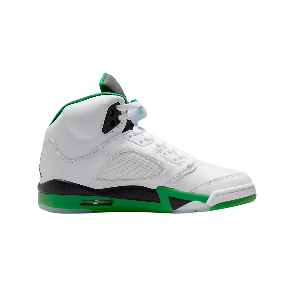 Women's Air Jordan 5 Retro Lucky Green Black Ice Blue