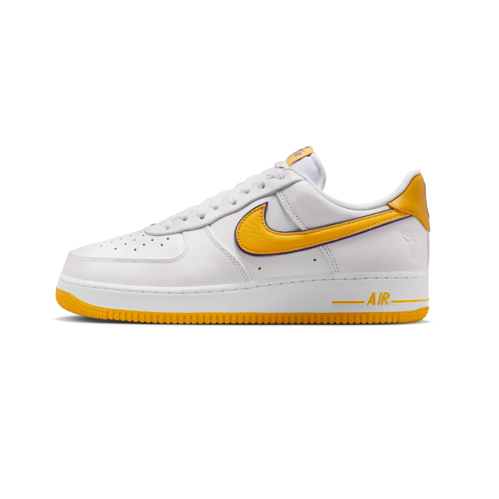 Nike Air Force 1 Low Retro QS Kobe Bryant Lakers Home White Varsity Maise Varsity Purple