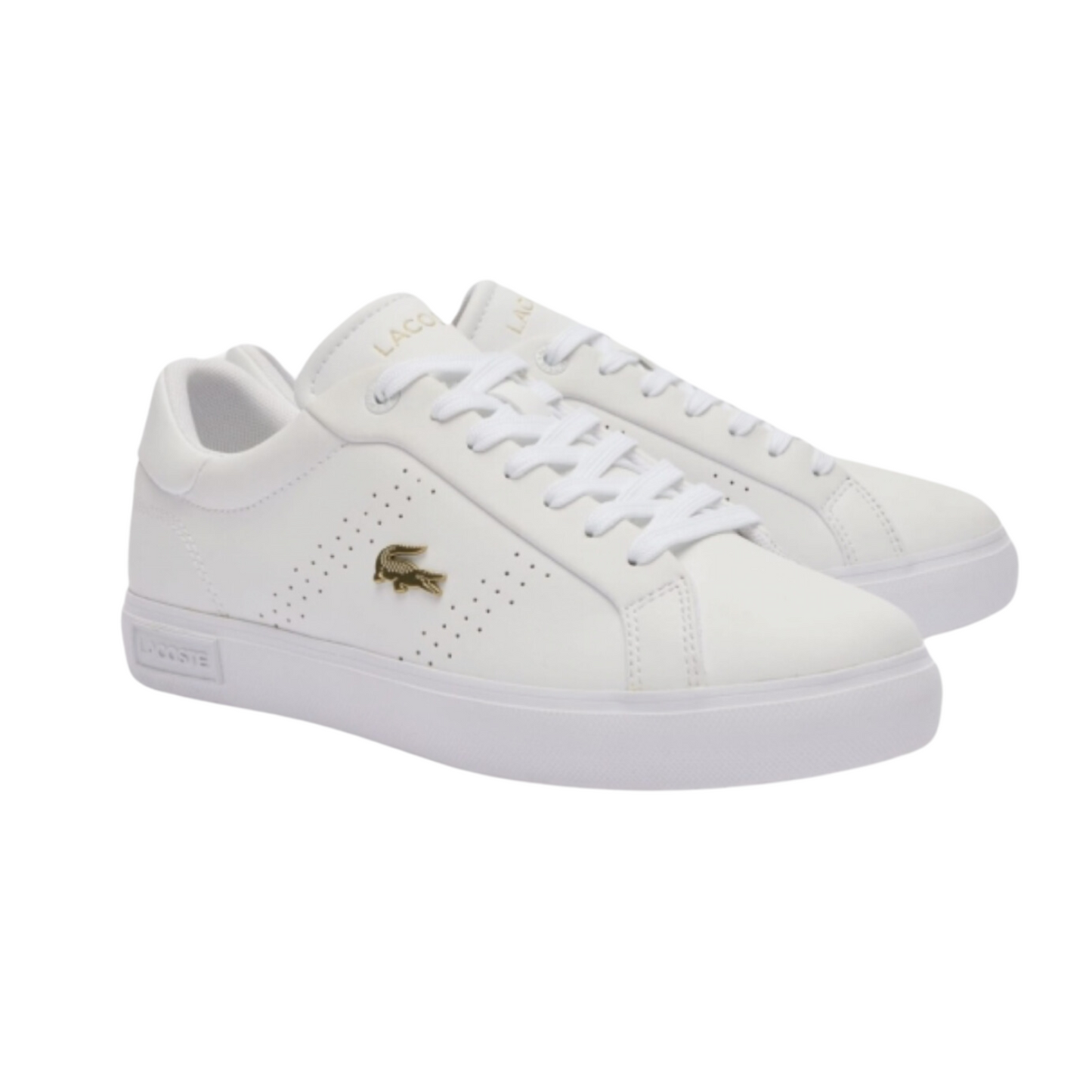 Women's Lacoste Powercourt 2.0 124 1 SFA White Gold