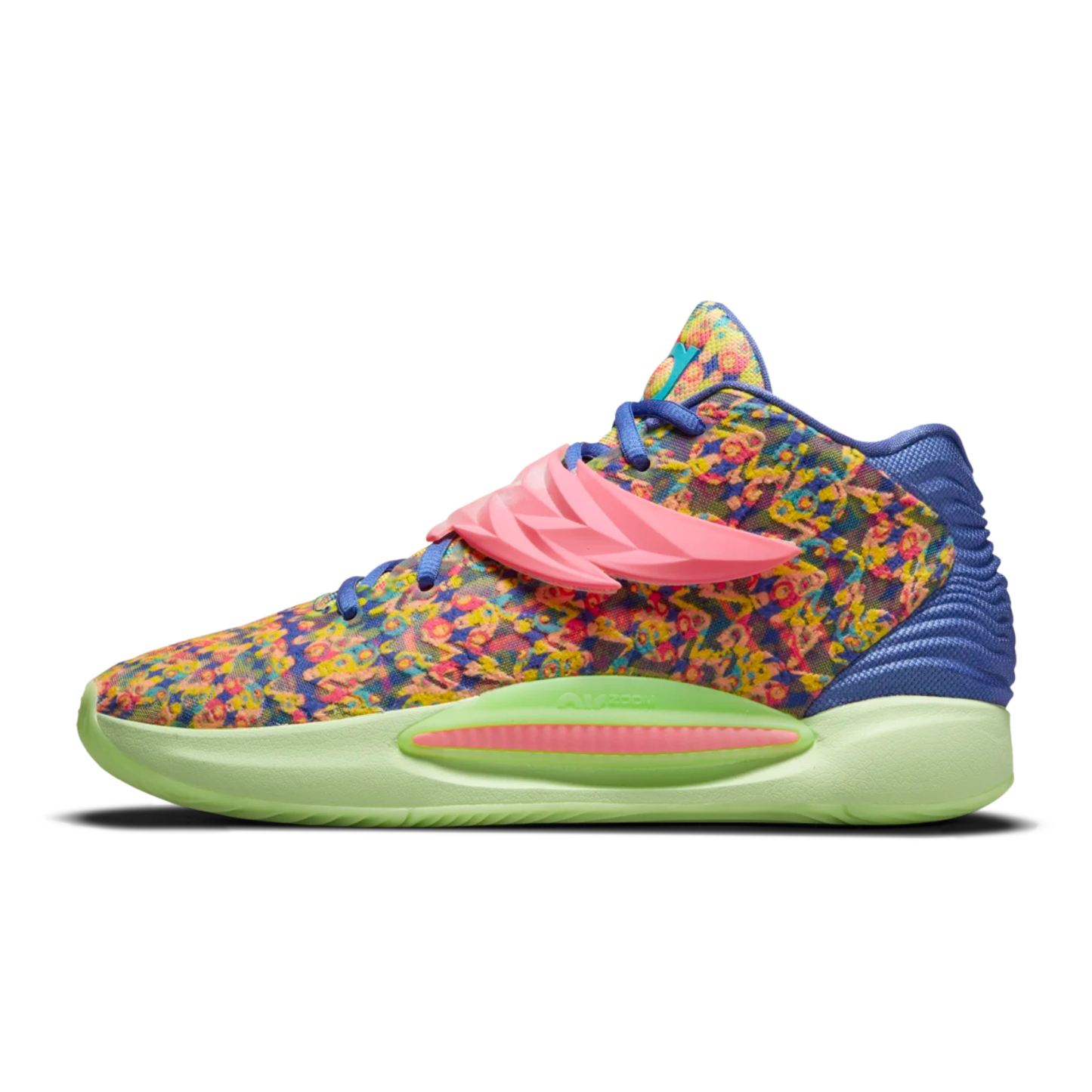 Nike KD 14 Ron English 1 Lapis Hyper Pink Turquoise Blue