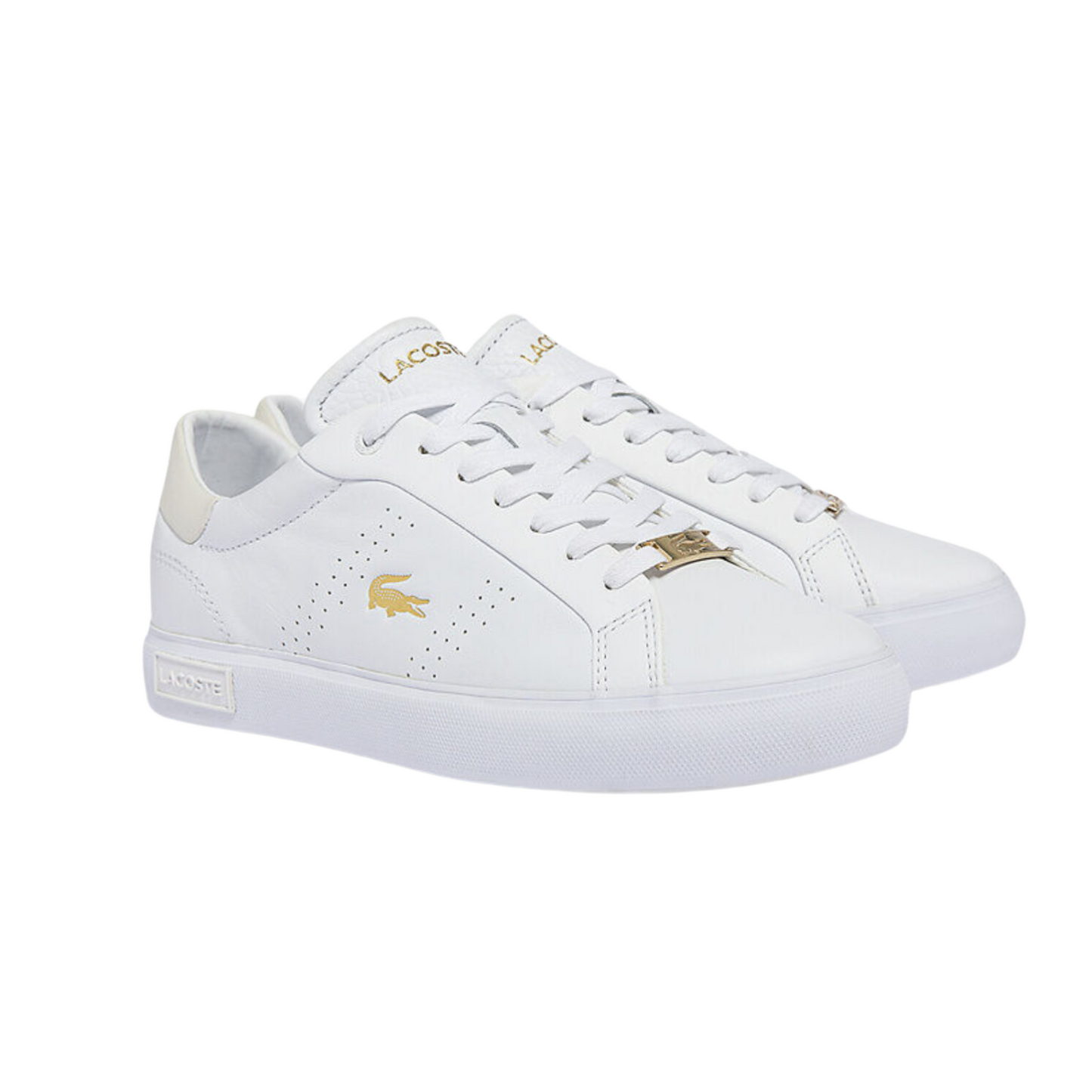 Women's Lacoste Powercourt 2.0 124 1 SFA White Gold