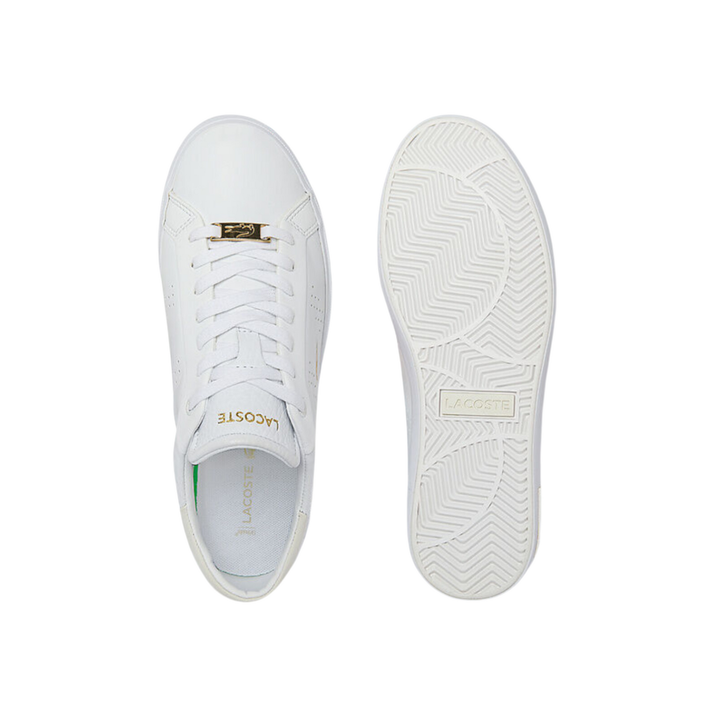 Women's Lacoste Powercourt 2.0 124 1 SFA White Gold