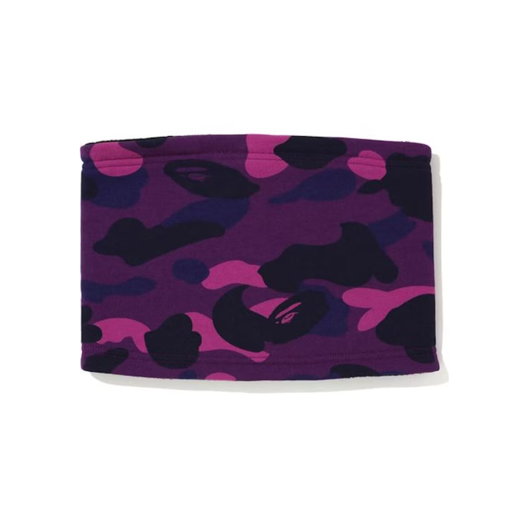 A Bathing Ape Neck Warmer Purple Camo