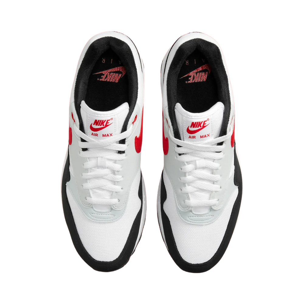 Nike Air Max 1 Chili 2.0 White Pure Platinum Black University Red