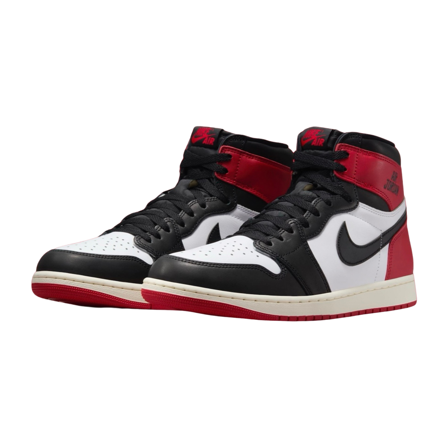 Air Jordan 1 Retro High OG Black Toe Reimagined Black Varsity Red White