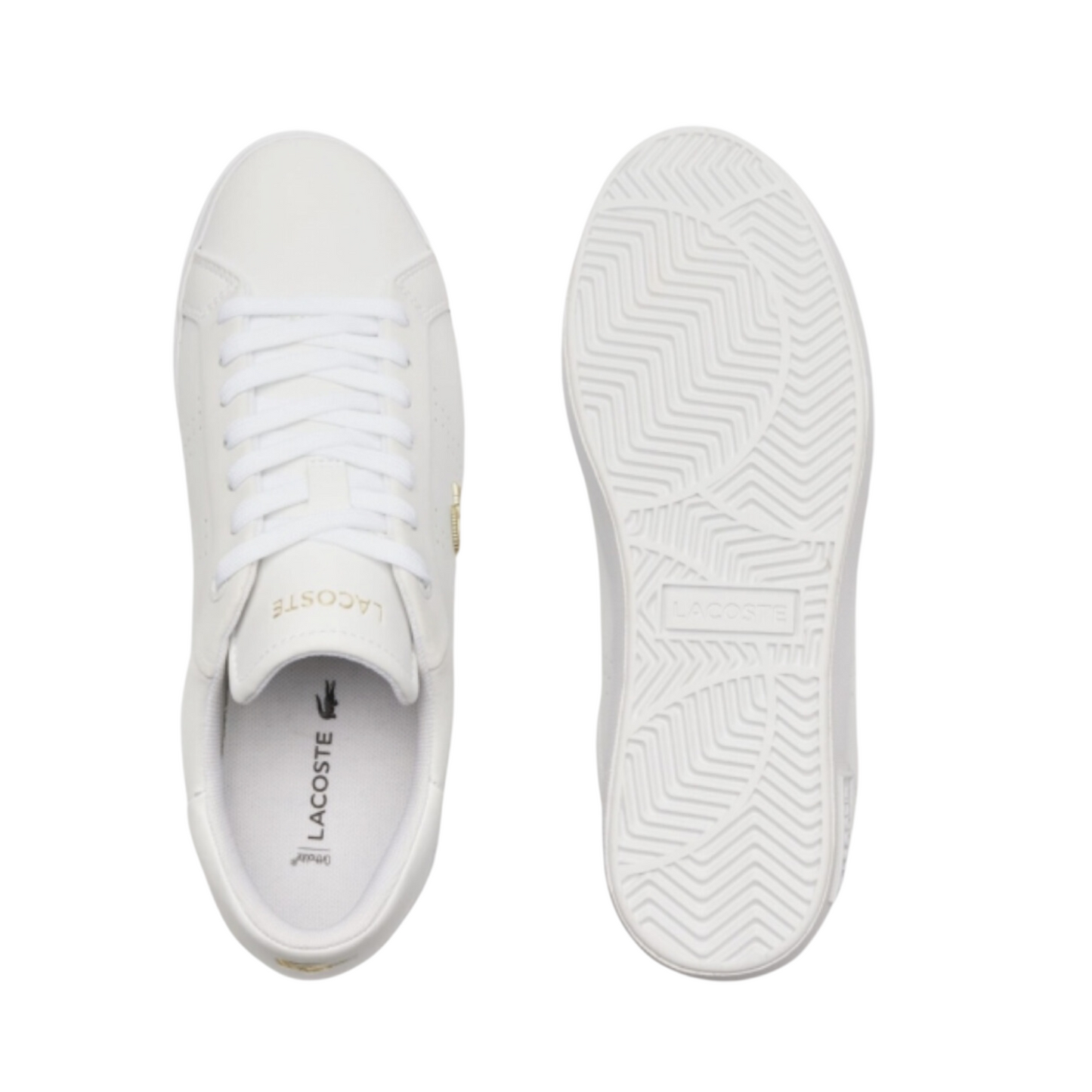 Women's Lacoste Powercourt 2.0 124 1 SFA White Gold