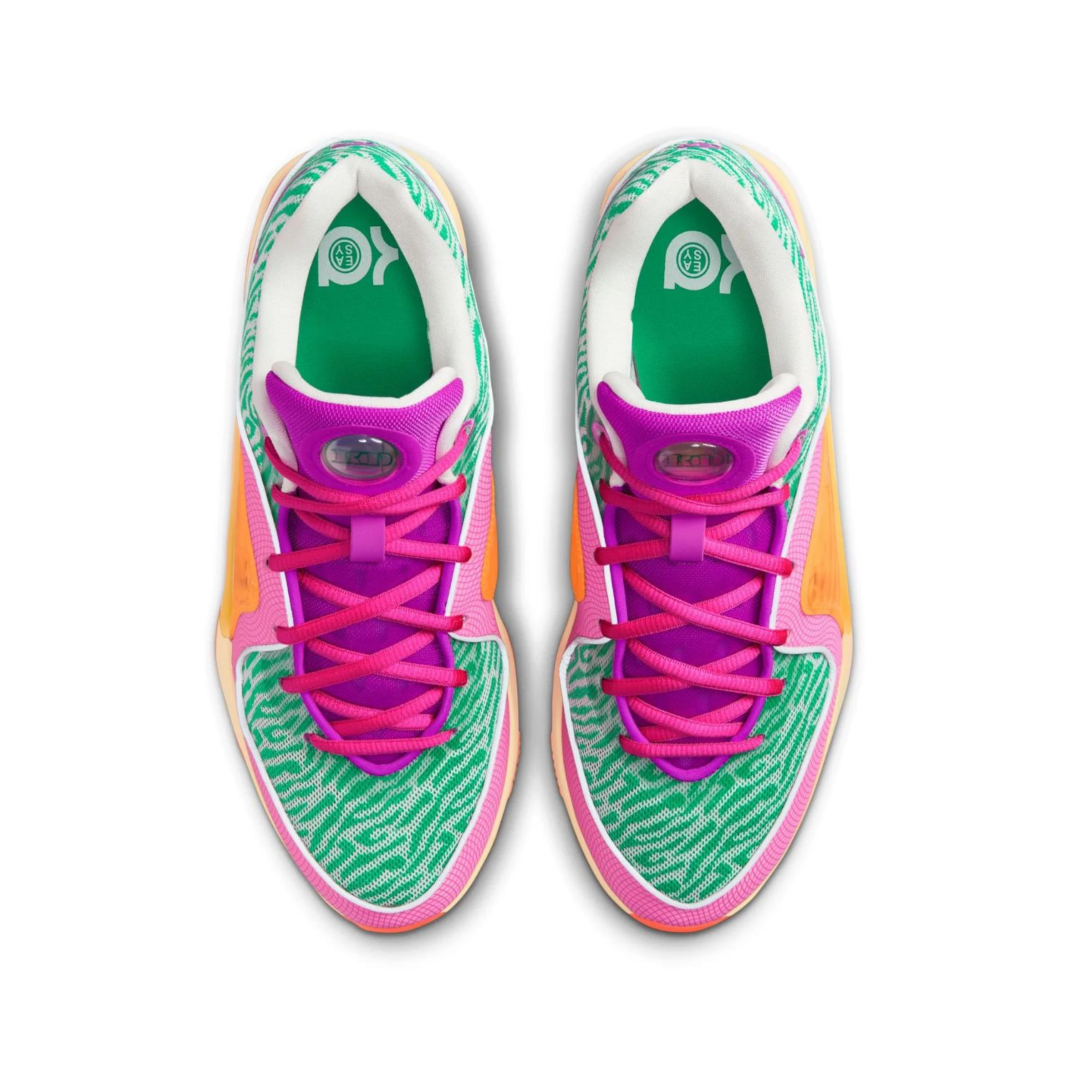 Nike KD 16 All Star Stadium Green Hyper Violet Barely Green Playful Pi SoleMate Sneakers