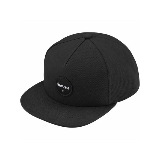 Supreme Twill Patch 5 Panel Cap Black SS24