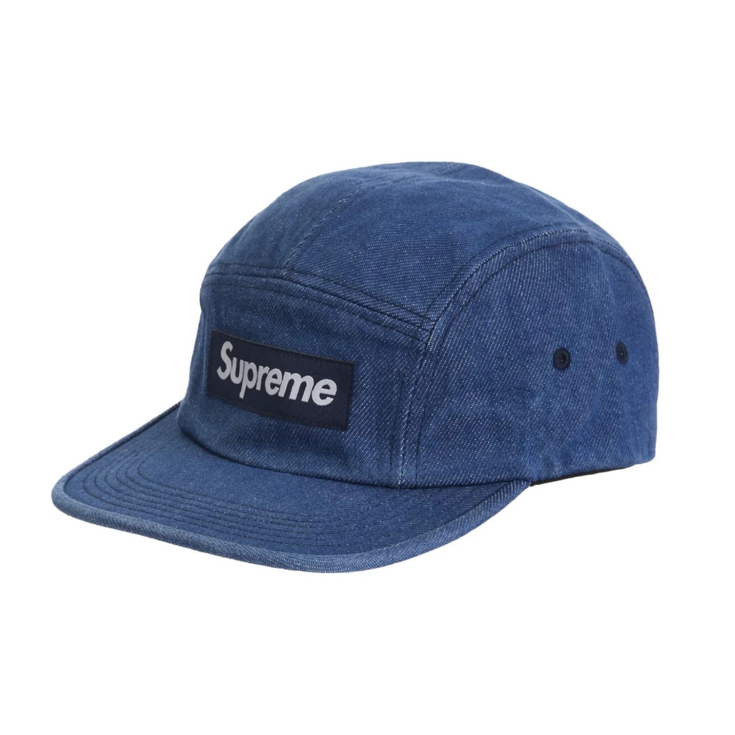 Supreme Washed Chino Twill Camp Cap Denim