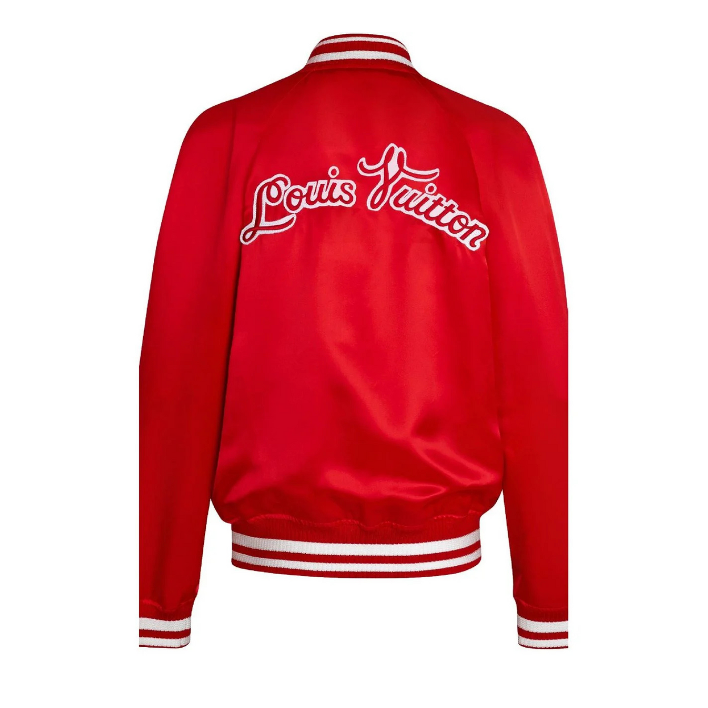 Louis Vuitton Embroidered Souvenir Jacket Red