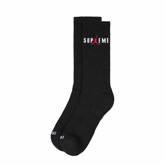 Supreme Jordan Crew Socks Black