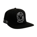 BBC Helmet Crack Snapback Hat Black