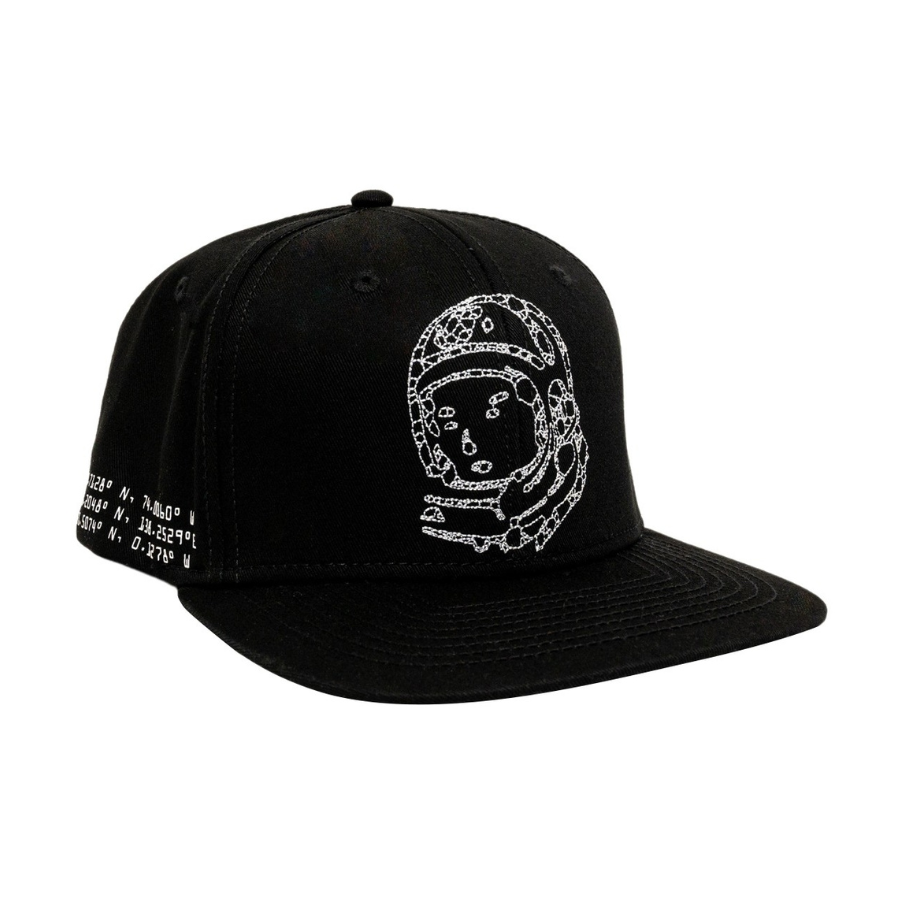 BBC Helmet Crack Snapback Hat Black