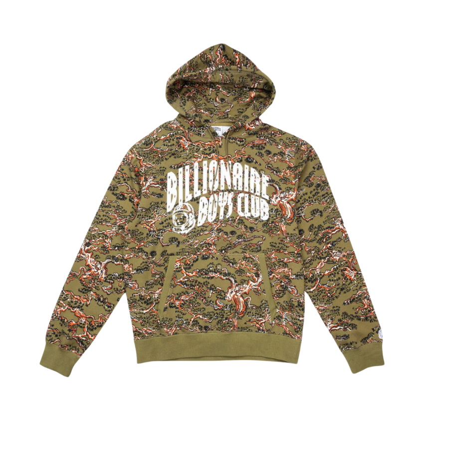 BBC Camo Arch Hoodie Olive