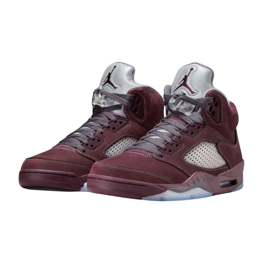 Air Jordan 5 Retro Burgundy Deep Burgundy Light Graphite Metallic Silver