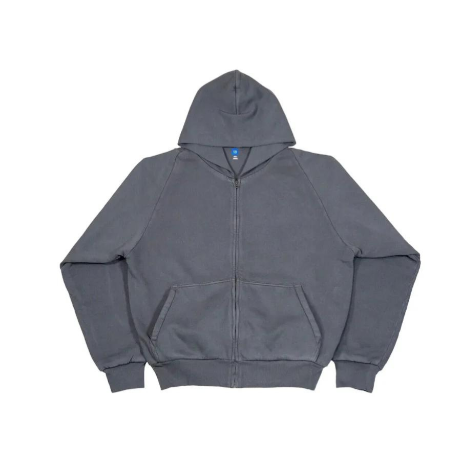 Yeezy x GAP Zip Up Exclusive Hoodie Dark Grey