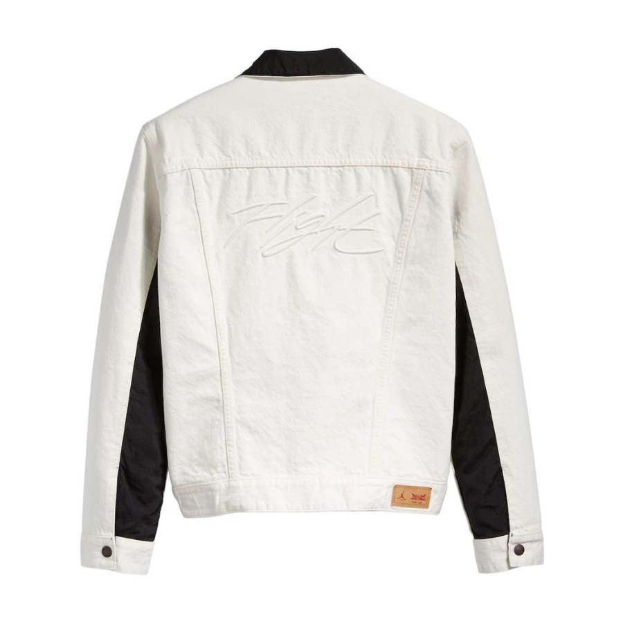 Jordan x Levi's Reversible Trucker Jacket White Black 564370-004